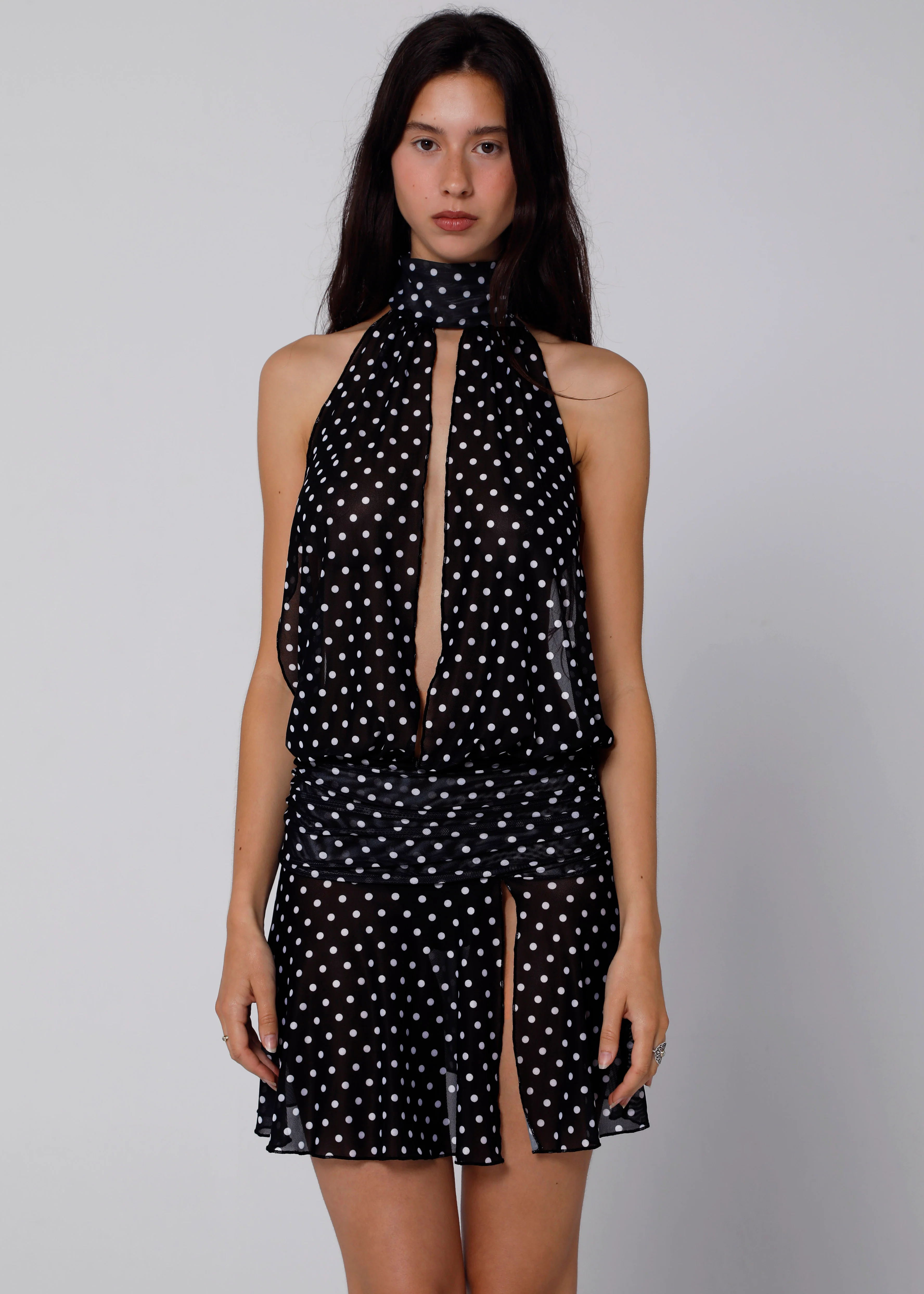 MESH DRESS - POLKA - Image 5