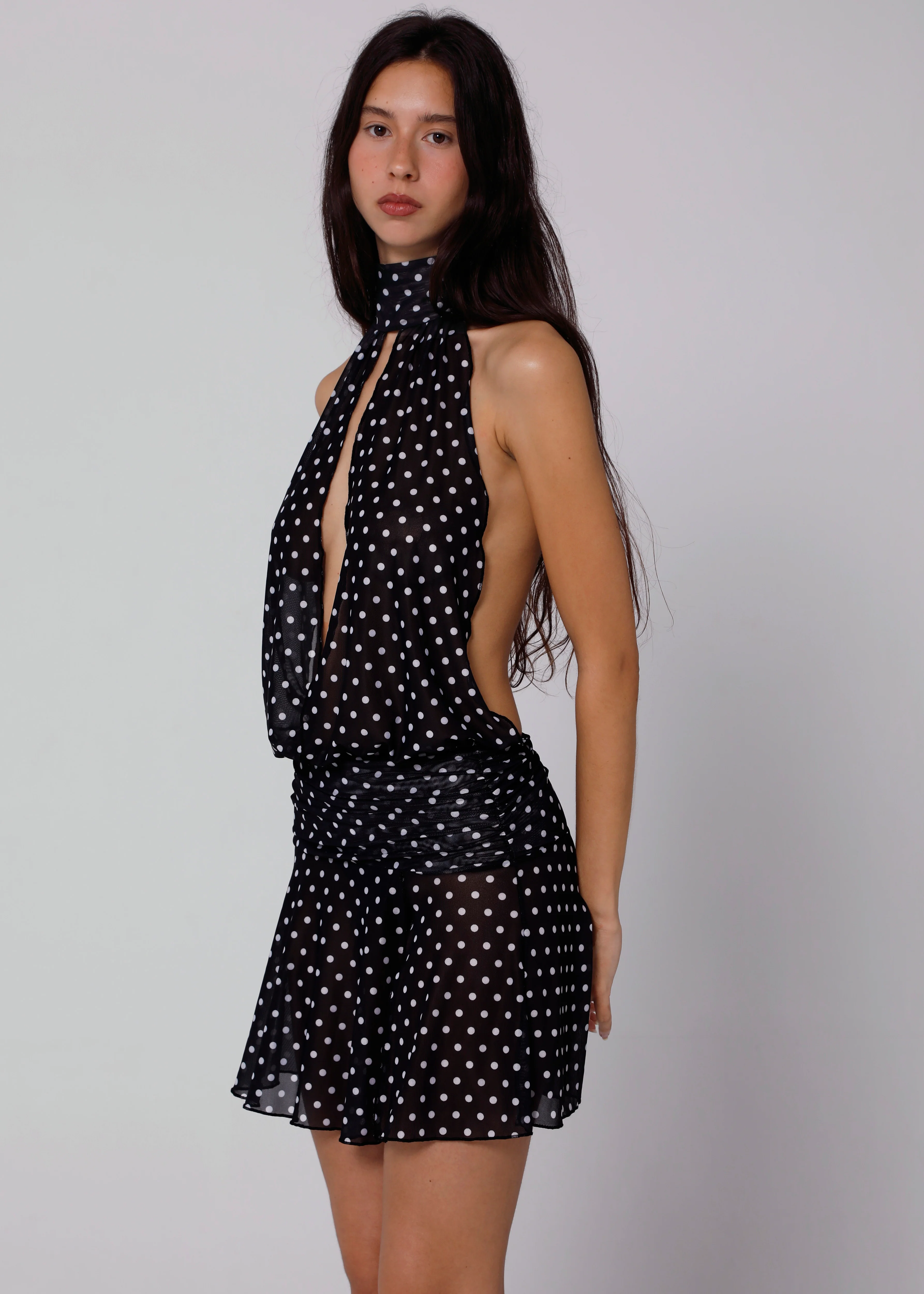 MESH DRESS - POLKA - Image 6