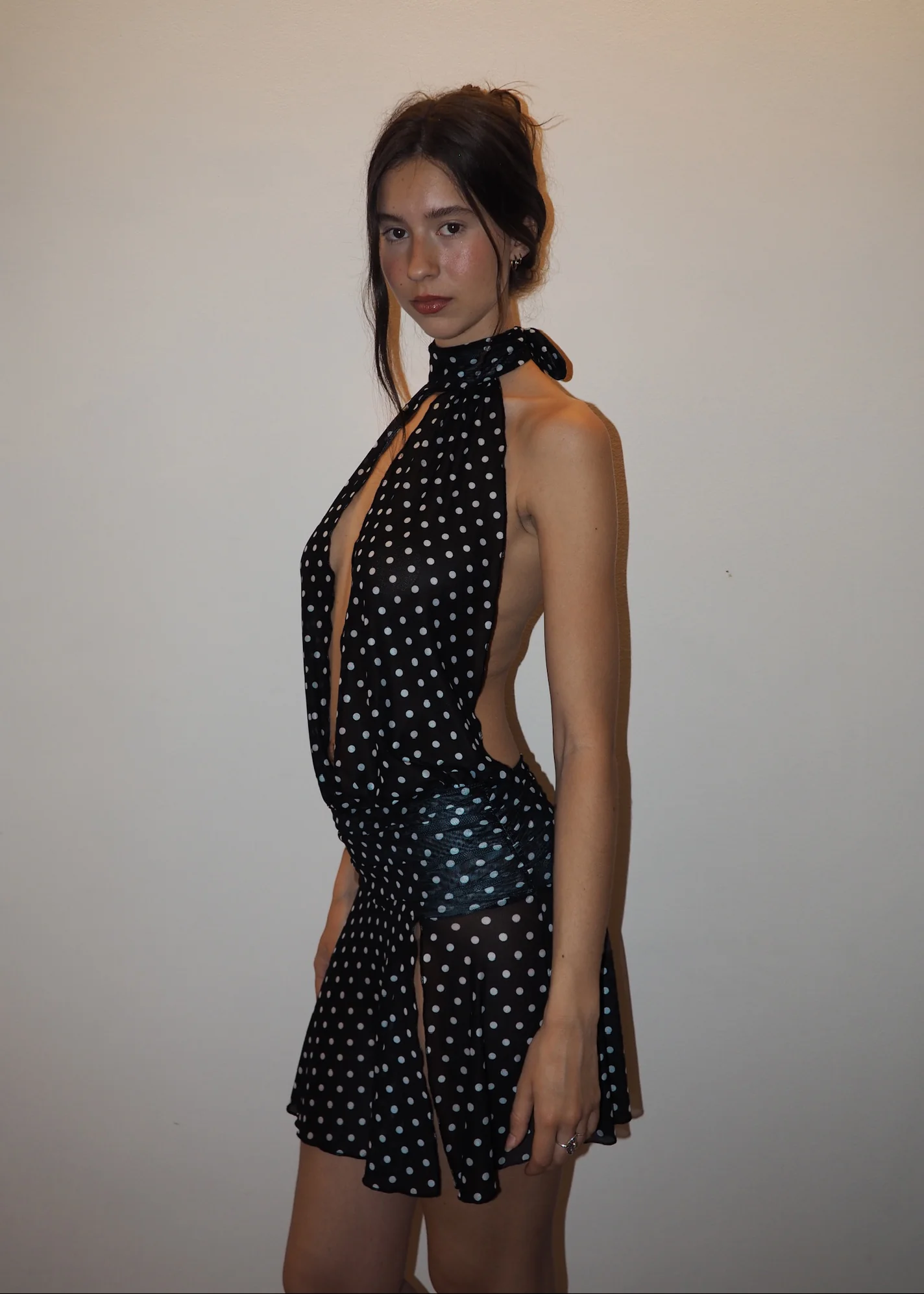 MESH DRESS - POLKA - Image 8