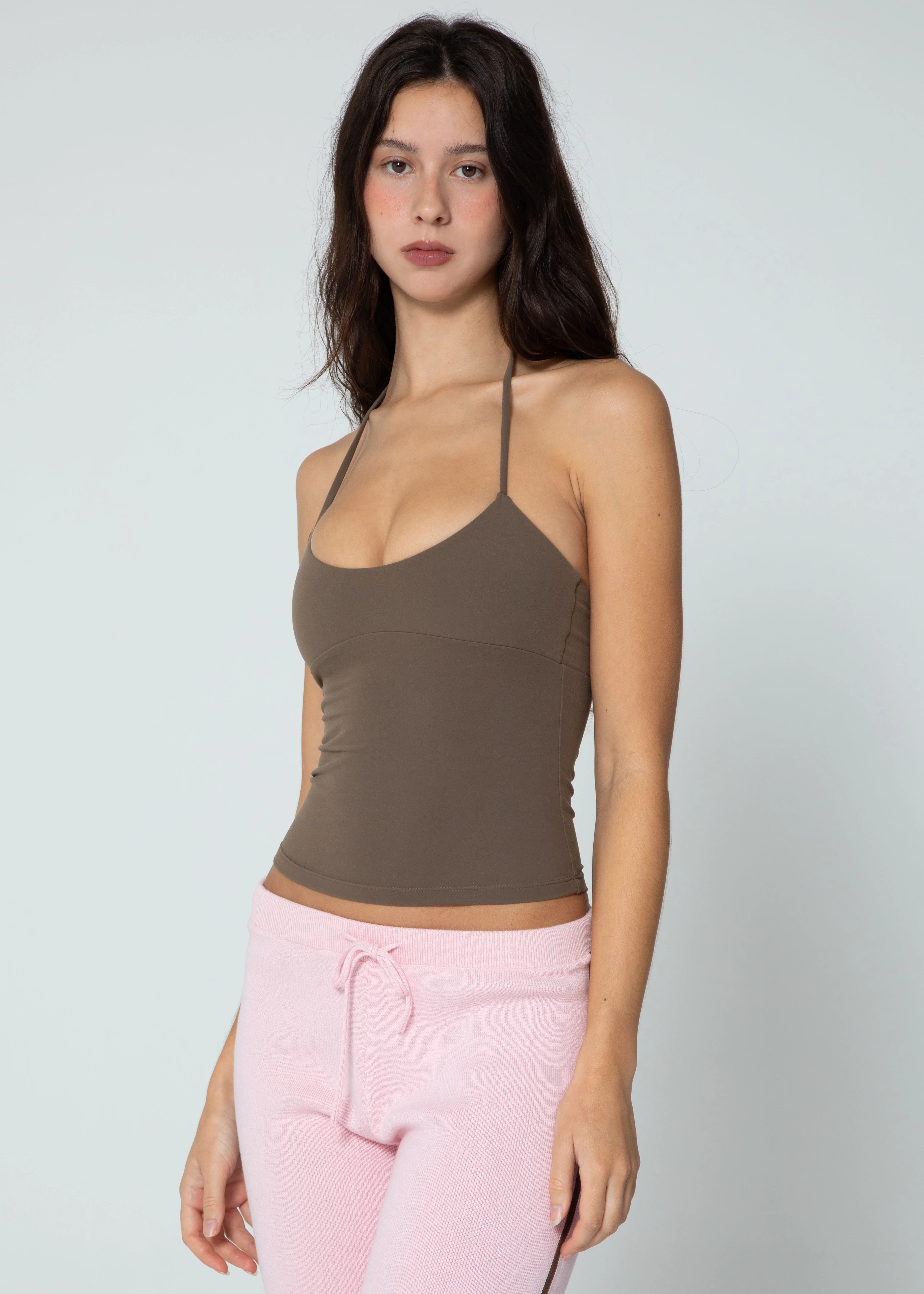 ZUMA HALTER TOP - MOCCA - Image 3